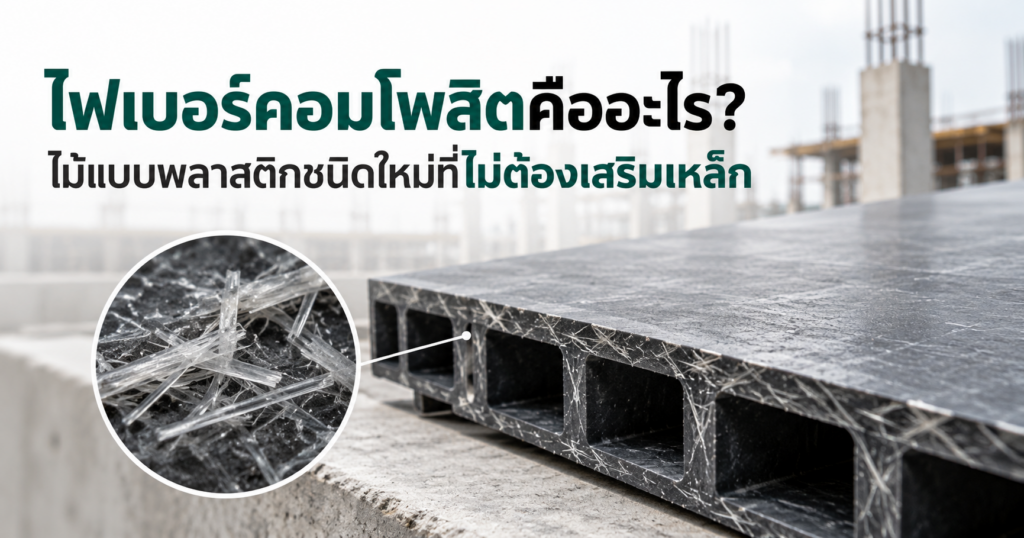 ไฟเบอร์คอมโพสิตคืออะไร? ไม้แบบพลาสติกชนิดใหม่ที่ไม่ต้องเสริมเหล็ก | SON OF WOOD